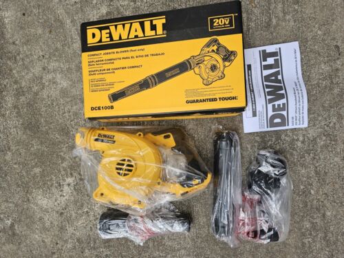 DEWALT DCE100B 20V Handheld Leaf Blower - Yellow