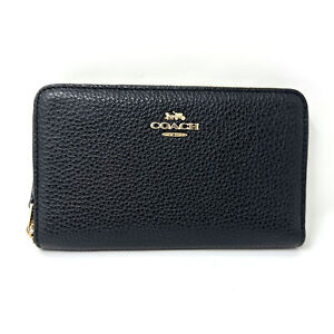 Coach Medium Id Zip Leather Wallet in Multiple Colors