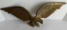 Vintage SOLID Brass FEDERAL AMERICAN EAGLE Wall Hanging Decor 22