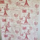 New ListingCustom French Eiffel Tower Country Toile Curtains Drapes 4 Panels 52 X 80