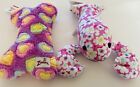 Zanies Lobster Heart Bone Dog Puppy Toy Toys Pet Plush Lot Of 2 NEW Pink Purple