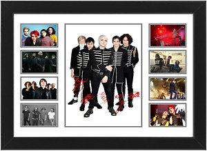 AllStarMedia My Chemical Romance Autographed Collage Poster Print - Limited A4