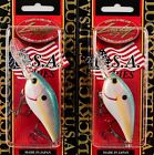 (LOT OF 2) LUCKY CRAFT LC 2.0XD CRANKBAIT 3/5OZ LC2.0XD-420 BP PINK SEXY E7381