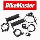 BikeMaster AM19012H Heated Grips with LCD Voltage Display for Control cl