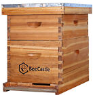 8 Frame complete beehive kit, wax coated beehive includes frame and wax coating