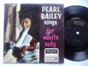 Pearl Bailey Sings For Adults Only EP Bravo BRR379 EX/EX 1966 picture sleeve, Si