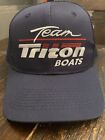 Vintage Team Triton Boats Mesh Trucker Snapback Hat Cap