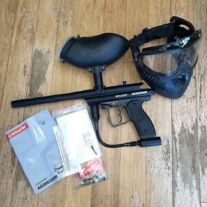 Spyder aggressor  Paintball Gun Black Manual And Mask