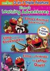 Sesame Street: Elmo's Learning Adventures (DVD) (Triple Feature) (VG) (Case)