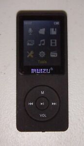 Riuzu X02 (8GB) Digital Media MP3/MP4 player Black. Works great, good condition.