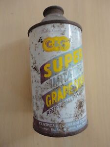 C&C Super Imitation Grape Soda Cone Top Can  King Size 12 Oz