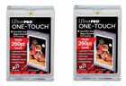 Lot of 2 Ultra PRO-260 Pt One Touch Magnetic Trading Card Holder UV Protection