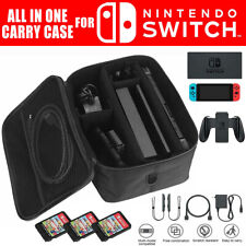 For Nintendo Switch Console Accessory Storage Carrying Travel Case Bag Black