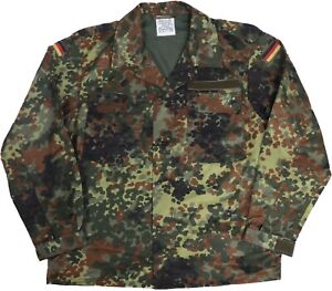 German Bundeswehr Flecktarn Jacket Camo Military Fleck Shirt Army Woodland
