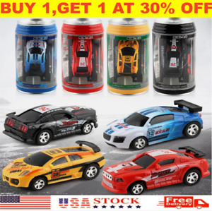 2.4 GHz Multicolor Coke Can Mini Speed RC Remote Control Toy Car Birthday Gift
