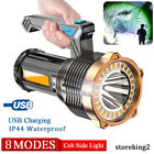 Super Bright 25000000LM LED Flashlight High Powered Torch USB Rechargeable Lamp