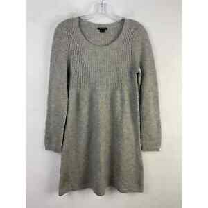 Theory Gray Cashmere Sweater Dress Womens M