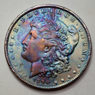 1890-P  Morgan Dollar Silver US Coin Toned $1.00 Coin , No Reserve $