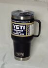 Black Yeti Rambler 30oz travel mug, stronghold lid-new!