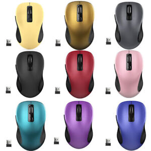 2.4GHz Wireless Optical Mouse Mice & USB Receiver For PC Laptop Computer Monitor