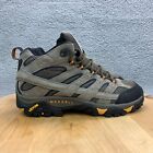 Merrell Moab 2 Mid Ventilator Mens Size 10 Boots Trail Hiking Shoes Brown Black