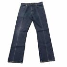 Vintage Levis 517 Denim Blue Jeans Boot Cut Mens Sz 34x34 Dark Wash Y2K