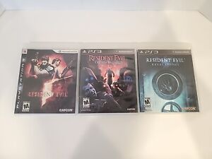 Resident Evil 5, Operation Raccoon City - (Sony Playstion 3, PS3) Game Lot Of 3