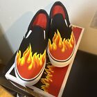 Vans Slip On Mens Size 10 Flaming Hot Cheetos Rare Employees-only NEW W/BOX