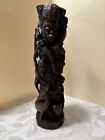 African Makonde Family Tree of Life Detailed Wood Carving Art Sculpture