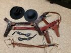 western leather gun holster belt