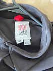 Topo Designs Breaker Nylon Button Up Shirt Jacket Mens Black XLarge