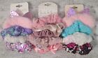 Scrunchies Hair Accessories Lot Pack Of 3 Sets (Total 13) Sequins, Cat Ears