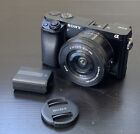Sony Alpha A6000 24.3MP Digital Camera - Black (Kit with 16-50 mm Power Zoom...