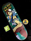 RARE Hook-Ups Chun Li 8.475 Skateboard Deck Street Fighter JK Industries Anime