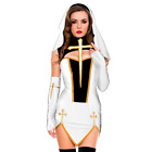 Sexy Lady Nun SuperiorCarnival Halloween Church Religious Convent Fancy  Dress
