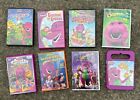Barney the Purple Dinosaur DVDs Lot of 8 No Manuals Some Writing On DVDs + Cases