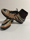Mens Nike HypervenomX Proximo Athletic Gold Soccer Shoes Sneakers Size 11 GUC