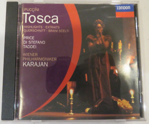 Vintage 1997 Cd - Tosca [Highlights] (CD, Jul-1997, London) 452 728-2