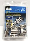 IDEAL BNC Compression Connector 92-705 Insite RG-6 RG-60  ( 4 Pack )