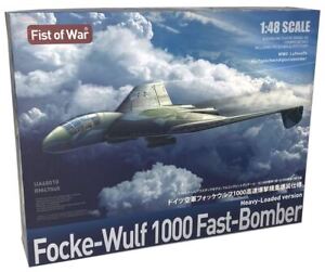 1/48 Modelcollect Fist of War Focke-Wulf 1000 Fast Bomber Heavy Loaded Version