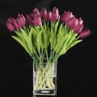10Pcs Artificial Tulip Flowers Fake Flower Bouquet for Wedding Party Home Decor