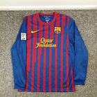 FC Barcelona Jersey 2011 Nike Dri Fit Long Sleeve Football Soccer Mens Medium