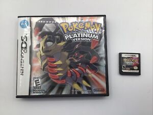 Nintendo DS Pokémon Platinum Version w/ Case, Manual Plus Pokémon Pearl Version