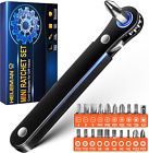 Gifts for Men Women Angled Screwdriver - Cool Gadgets for Men EDC Gear Mini Ratc