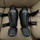 Fairtex Competition Shin Guards - SP5 Black - Size S Pre-Owned
