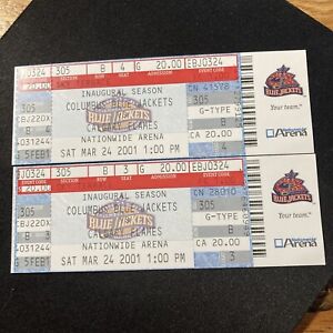 Columbus Blue Jackets Insugural Season Tickets