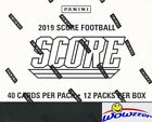 2019 Score Football MASSIVE JUMBO FAT Pack Factory Sealed Box with 480 Cards!