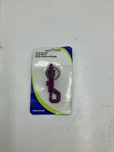 NEW   Hillman Plastic purple Snap Hook Clip Strip Ships FAST/FREE