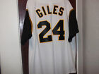PITTSBURGH PIRATES WHITE JERSEY GILES MAJESTIC 2XL...SHIP LOWER 48 ONLY.