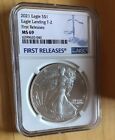 2021 T-2 American Silver Eagle NGC MS69 First Releases